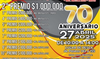 EL CLUB DE PESCA, CAZA Y NUTICA CELEBRA UN NUEVO ANIVERSARIO CON UN GRAN CONCURSO DE PESCA